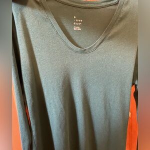Green u neck long sleeved T shirt